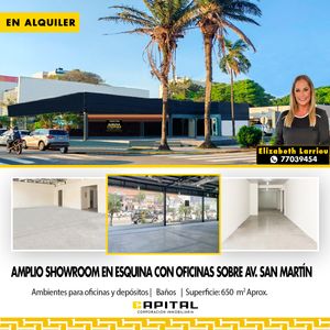 Local Comercial O Showroom En Alquiler Sobre Av San Martin Equipetrol