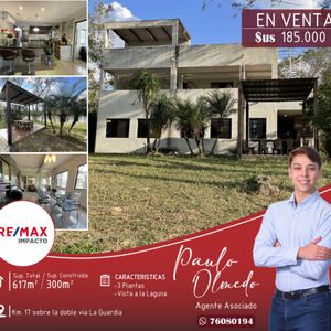 Linda Casa En Venta Av. Doble Vía La Guardia Condominio Laguna Azul
