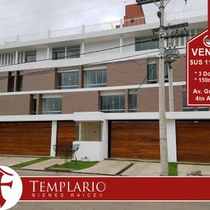 Av. Grigota 3er Y 4to Anillo - Hermoso Y Amplio Departamento De 150mt2