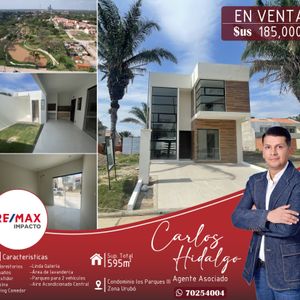 Hermosa Casa A Estrenar En Venta Condominio Los Parques III Zona El Urubó