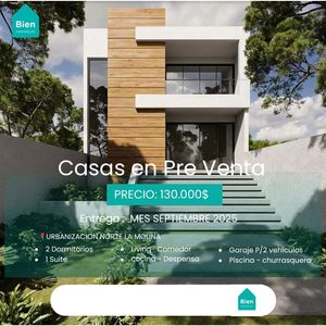 Hermosas Casas Con Piscina En Preventa Zona Norte. Rápida Entrega 