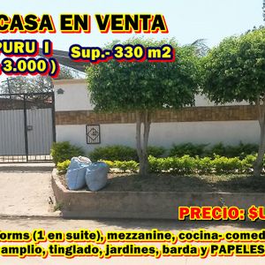 Casa En Venta En Urbanizacion Guapuru I (zona Plan 3000)