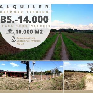 Terreno En Alquiler Sobre Carretera