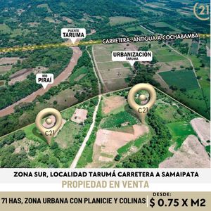 Terreno En Venta En Samaipata