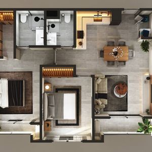 Preventa De Departamentos De 2 Dormitorios, Condominio Vilareal Duo