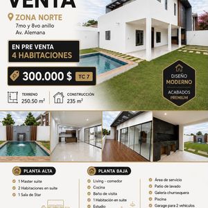 Casa En Preventa De 4 Dormitorios 