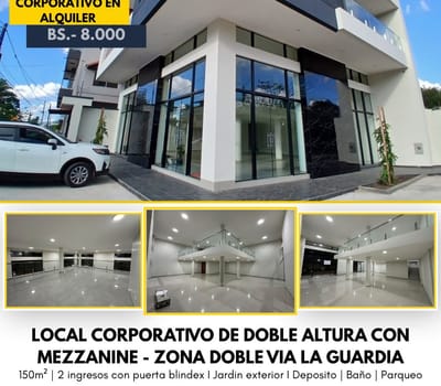 Local Corporativo En Alquiler Zona Doble Via La Guardia