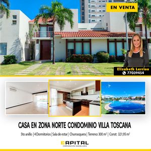 Casa En Venta Zona Norte Condominio Villa Toscana