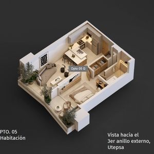 Departamento Premium En Condominio Giardino (2027) (inicial 15%)