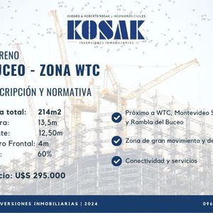 Terreno Buceo - Zona Wtc