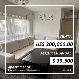 Alquiler Anual, Venta, 2 Dorm, Rambla Punta Del Este.