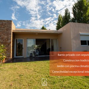 Venta Casa Barrio Privado Higueritas 3 Dormitorios -amplio Jardín+barbacoa-piscina Climatizada