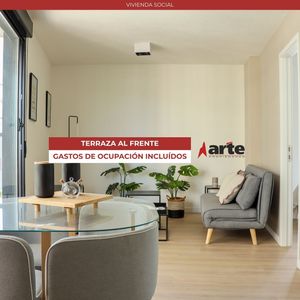 Venta De Apartamento De 1 Dormitorio Con Terraza Al Frente En Aguada!