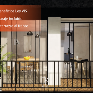 Venta Apartamento 2 Dormitorios Cordón - 2 Terrazas Al Frente - Ley Vis - Ubicación Excepcional - Piso Alto - Garaje