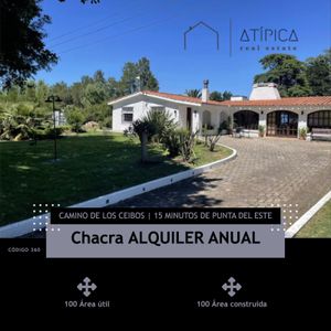 Casa | Chacra, Alquiler Anual, Punta Del Este, Camino A Los Ceibos, Uruguay