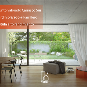 Venta Carrasco Sur Apartamento 3 Dormitorios - Jardín Noroeste + Parrillero - Gran Living Comedor + Estufa - Seguridad