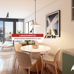 Venta De Apartamento De 1 Dormitorio Con Terraza Orientado Al Sol En La Blanqueada