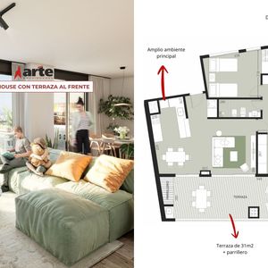 Venta De Apartamento Penthouse De 3 Dormitorios Con Parrillero En La Blanqueada!