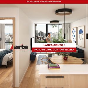 Venta De Apartamento De 1 Dormitorio Con 28m2 De Patio En Cordón