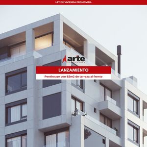 Venta De Apartamento Penthouse De 2 Dormitorios Con 82m2 En Cordón Sur