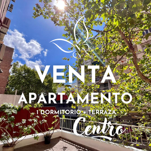 Vendemos Impecable Apto. De 1 Dorm. En Centro Con Gran Terraza
