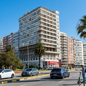 Alquila En Una Excelente Ubicación, Contra Frente Sobre Rambla.