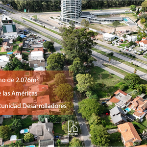 Venta Terreno Para Edificio En Av. De Las Americas - 2.076m2 - ¡oportunidad Desarrolladores! - Parque Miramar