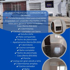 Oportunidad única: Tres Propiedades En Un Solo Padrón Con Rentabilidad Comprobada.