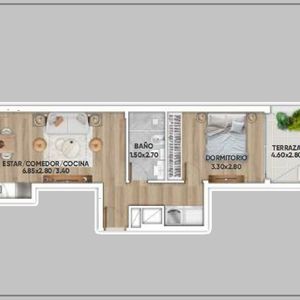 Venta Apartamento Un Dormitorio Con 18m2 De Terrazas Cordon Estrena Agosto 26