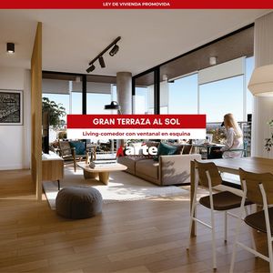 Venta De Apartamento De 1 Dormitorio Con Gran Terraza En Esquina En Tres Cruces