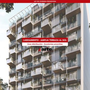 Venta De Apartamento De 1 Dormitorio Con Amplia Terraza Al Sol En Tres Cruces