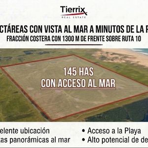 145 Hectáreas Sobre Ruta 10 Con Vista Al Mar A Minutos De La Pedrera