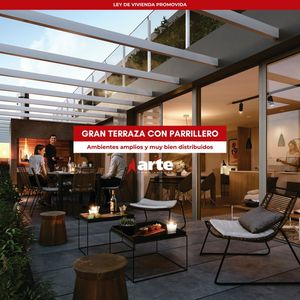 Venta De Apartamento De 2 Dormitorios Con Gran Terraza Exclusiva Con Parrillero En Tres Cruces