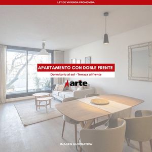 Venta De Apartamento De 1 Dormitorio Con Terraza Al Frente En Tres Cruces