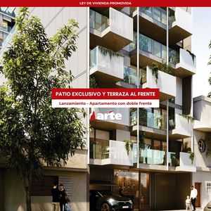 Venta De Apartamento De 1 Dormitorio Con Patio Exclusivo Al Sol Y Terraza Al Frente En Tres Cruces