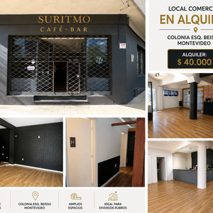 Local Comercial En Alquiler Con Gran Potencial | 100 M² | Colonia Y Beisso