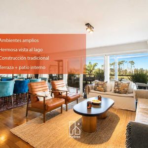 Venta Apartamento Vista Al Lago Parque Miramar - 2 Dormitorios En Suite - Terrazas+jardín Interior - Piscina - Garaje X2