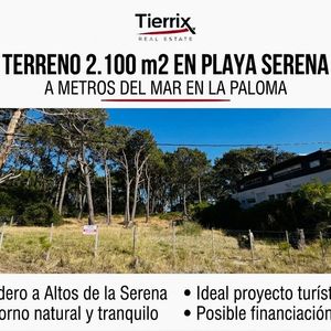 Lote De 2.100 M² En Playa Serena A Metros Del Mar