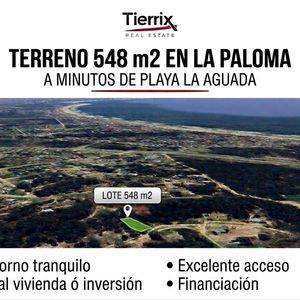 Terreno De 548 M² En La Paloma A Minutos De Playa La Aguada