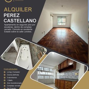 Alquiler | Apartamento, 3 Dormitorios En Perez Castellano