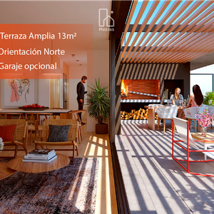 Venta Apartamento Pocitos 2 Dormitorios - Gran Terraza - Orientación Norte - Amenities - Inversión/vivienda