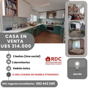 ¡¡¡excelente Oportunidad, Padrón único, A Una Cuadra De Rambla!!!