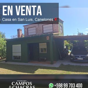 Casa En Venta En San Luis, Canelones.
