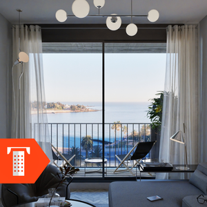 Venta Apartamento Monoambiente Parque Rodo Con Vista Al Mar Cosmopolitan - Rh-12848