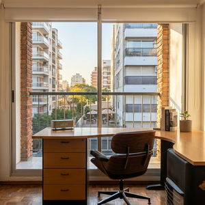 Alquiler Punta Carretas Frente Al Shopping 1 Dorm Cocina Definida Y Balcon