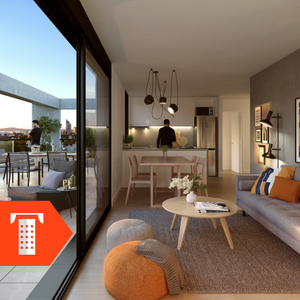 Venta Apartamento 1 Dormitorio Cordón Con Barbacoa Vento Cordón - Rh-6454