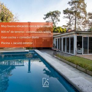 Venta Casa 3 Dormitorios Pinar Sur - Living+estar - Estufa - Jardín + Piscina