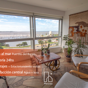 Venta Apartamento Puerto Buceo 3 Dormitorios - Vista Al Mar - Renovado + 2 Garajes