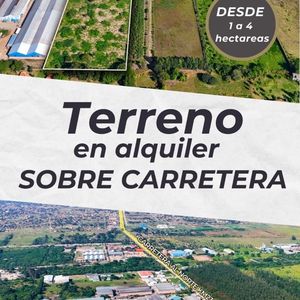 Hermoso Terreno En Alquiler De 10.000 M2 O Hasta 40.0000m [ 4 Hectáreas]*