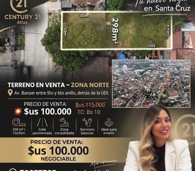 Terreno En Venta - 5 Y 6to Anillo Av Banzer 